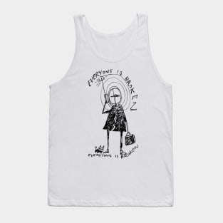 Planet Telex Illustrated Lyrics Tank Top